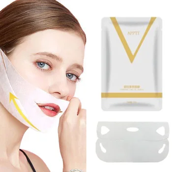 

Lifting Skin Tool Repair Soft V Shape Wrinkle Remove Neck Shaper Double Chin Salon Men Women Home Face Slim Mask Tightening