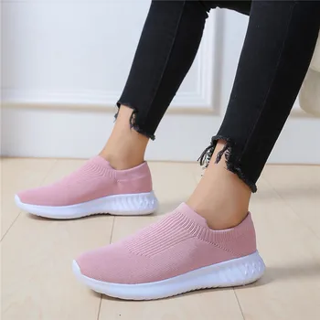 

flat socks sneakers women lightweight running shoes for women breathable loafers walking gym shoes women zapatillas mujer