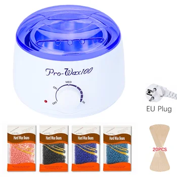 

Electric Pro Wax Heater Waxing Machine For Hair Removal Body Epilator Paraffin Wax kit With 400g Wax Beans
