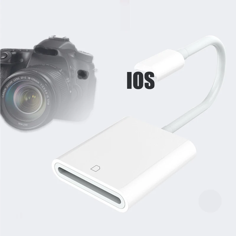 Устройство для чтения SD-карт Micro SD OTG смарт-камер адаптер Lightning iPhone iPod Apple карты