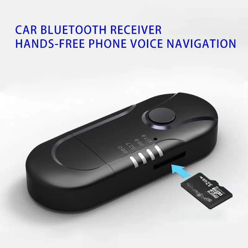 Автомобильный аудио плеер Музыкальный адаптер беспроводной приемник Громкая связь в автомобиле FM модулятор OELL Автомобильный USB fm-передатчик питание Bluetooth
