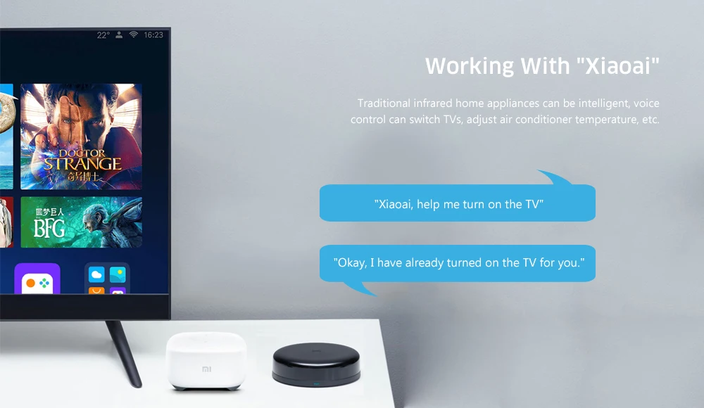 Universal Bluetooth Acoustic Version Remote Control from Xiaomi youpin