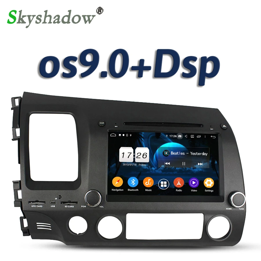 Discount DSP 2 din Android 9.0 2GB RAM 16GB 4core Car DVD Player GPS map RDS Radio wifi Bluetooth 4.2 AHD For Honda CIVIC 2006-2011 left 0 Discount DSP 2 din Android 9.0 2GB RAM 16GB 4core Car DVD Player GPS map RDS Radio wifi Bluetooth 4.2 AHD For Honda CIVIC 2006-2011 left 0