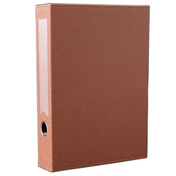 

A4 Pu Leather File Folder Document Paper Box Organizer Document Organizer Desktop Organizer