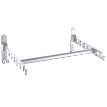 

Wall Mount Clothes Hanger Rack Retractable Clothes Rack Wall Hangers for Clothes Closet Organizers and Balcony