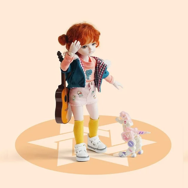 Xiaomi Mijia BJD кукла блайз прекрасная мечта фея моделирование кукла девушки Перчаточная кукла подарок для девочки дочь Лолита подарок - Цвет: Five-color(Dinosaur)