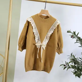 

2019 New Children Baby Lace Sweate Dress, Princess Elegant Pullovers 5 pieces/lot, Wholesale