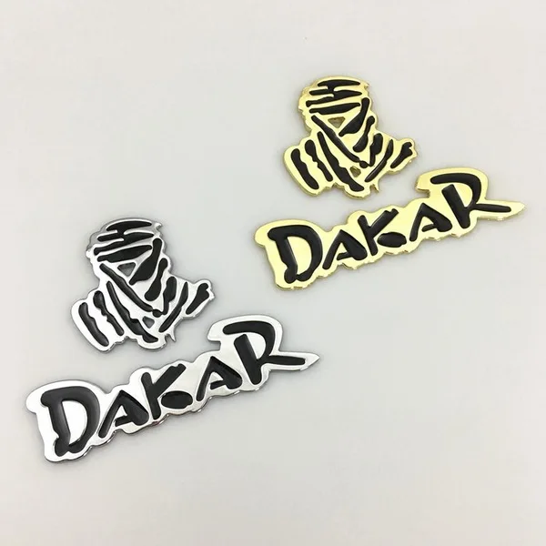 Классные металлические наклейки на бампер dakaresuv Натяжные внедорожные наклейки на бампер модифицированные