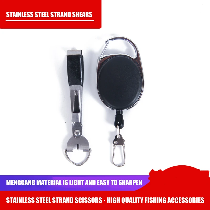 

Fly Fishing Quick Knot Tool Pro Fast Hook Nail Knotter Lines Clipper Nipper Scissors Hook Sharpener with Zinger Retractor PR-550