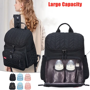 

6 Colors Fashion Mummy Maternity Nappy Bag Large Capacity Baby Diaper Bag Travel Backpack Designer Nursing Bag for Baby Care