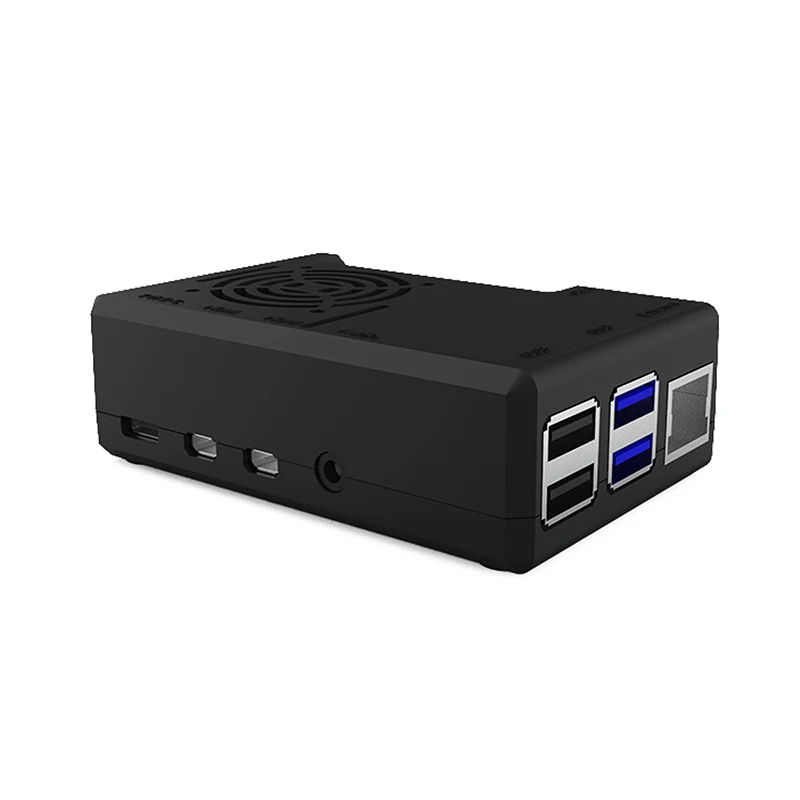 Aokin Raspberry Pi 4 Модель B Чехол черный прозрачный чехол для Raspberry Pi 4