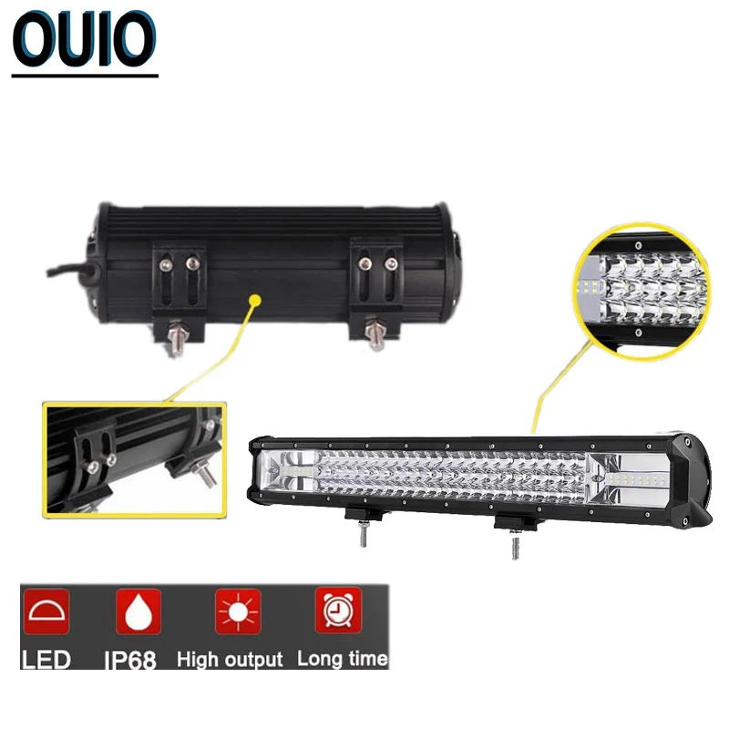 3 рядсветодиодный Светодиодная панель для внедорожника комбинисветодиодный