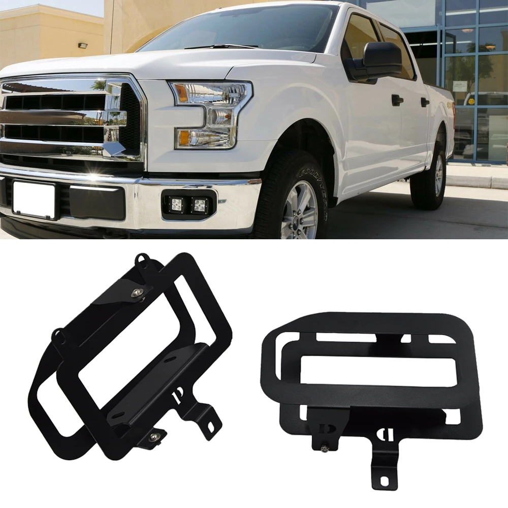 For 2015 2016 2017 Ford F150 3 inches LED Light Cubes Fog Lamp Mount Brackets петух на раму bmc te01 te02 direct mount 2016 2017