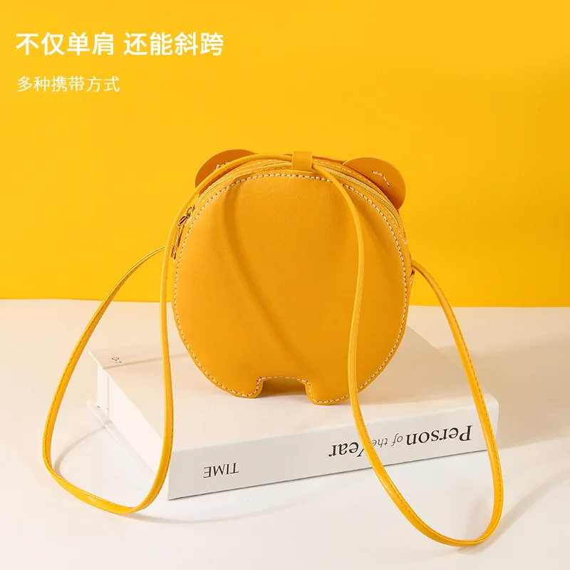 Women Handbags DIY Handmade Carton Bag Glass Bear Shoulder Strap Handbag Leather Bag With Hardware Accessories For DIY crossbody bag,women handbags,pu crossbody bag,straw crossbody bag