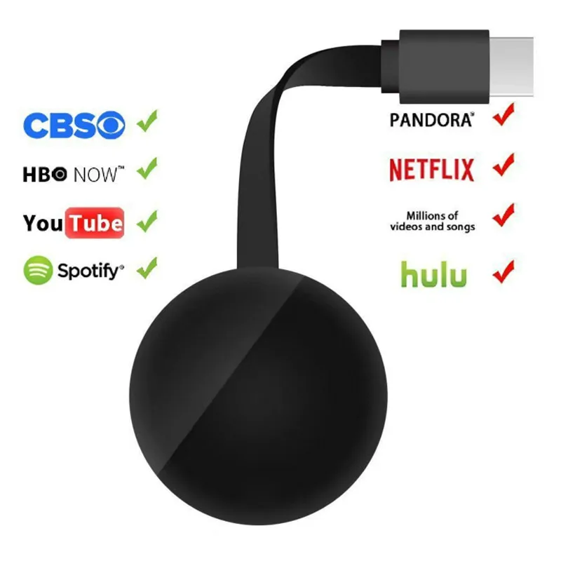 

New G5 Miracast TV Stick HDMI Wifi Display Receiver Video For Netflix YouTube Miracast TV Mirroring stick airplay