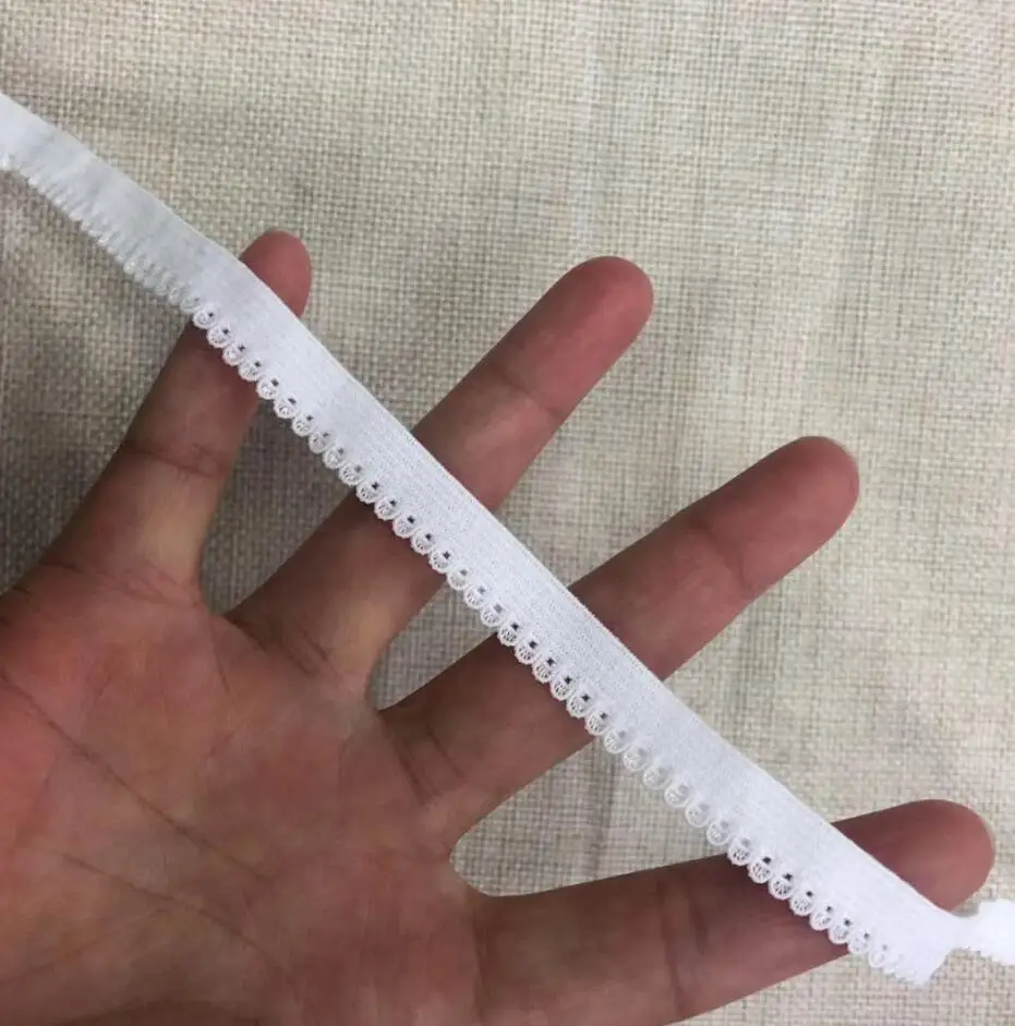 10 метров эластичный кружевной отделкой для DIY нижнее белье стрейч кружева отделка ленты бюстгальтер нижнее белье аксессуары