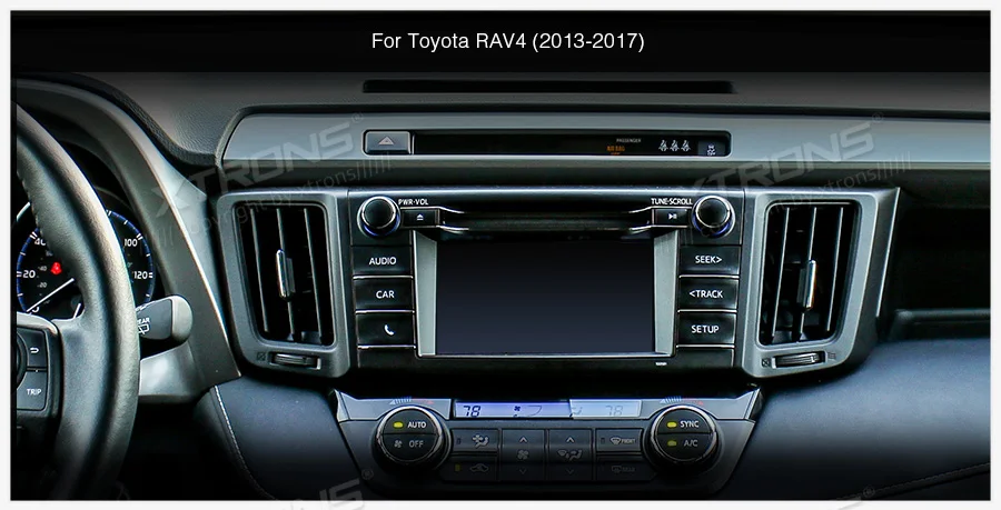 XTRONS 10," DSP новейший Android ips навигационный мультимедийный плеер для Toyota RAV4 2013- левый руль Vehciles без DVD