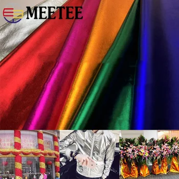 

Meetee 100X150cm Bronzed Stretch Fabric Spandex Knitting Elastic Cloth DIY Stage Clothing Sewing Accessory Fabric FA027