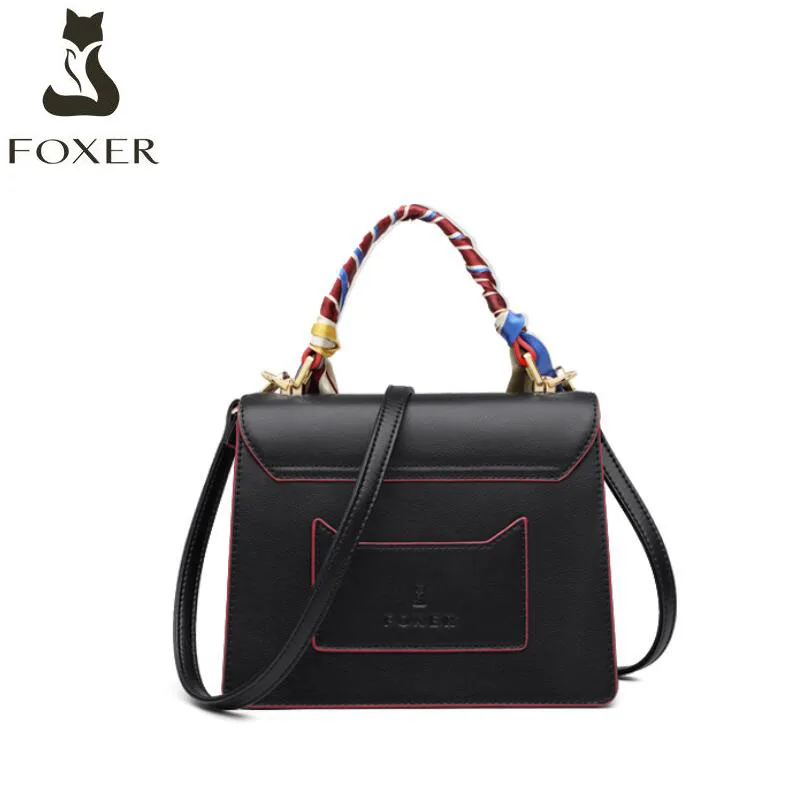 FOXER Women leather handbags designer bags famous brand women bags new luxury handbags women bags fashion cowhide bag