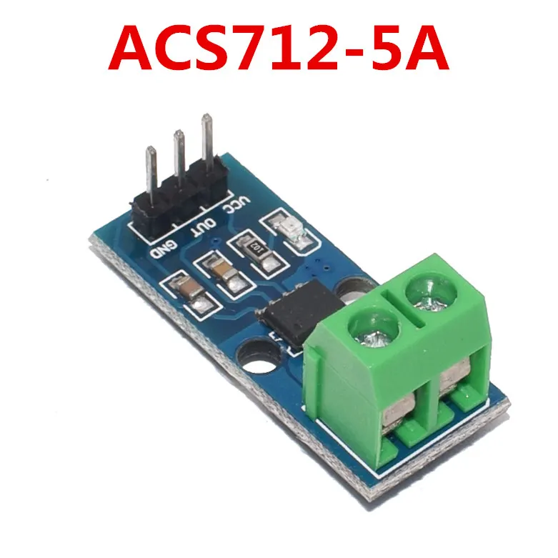 10 шт. 5A 20A 30A модуль датчика тока Холла ACS712 модуль для Arduino ACS712TELC-5A/20A/30A