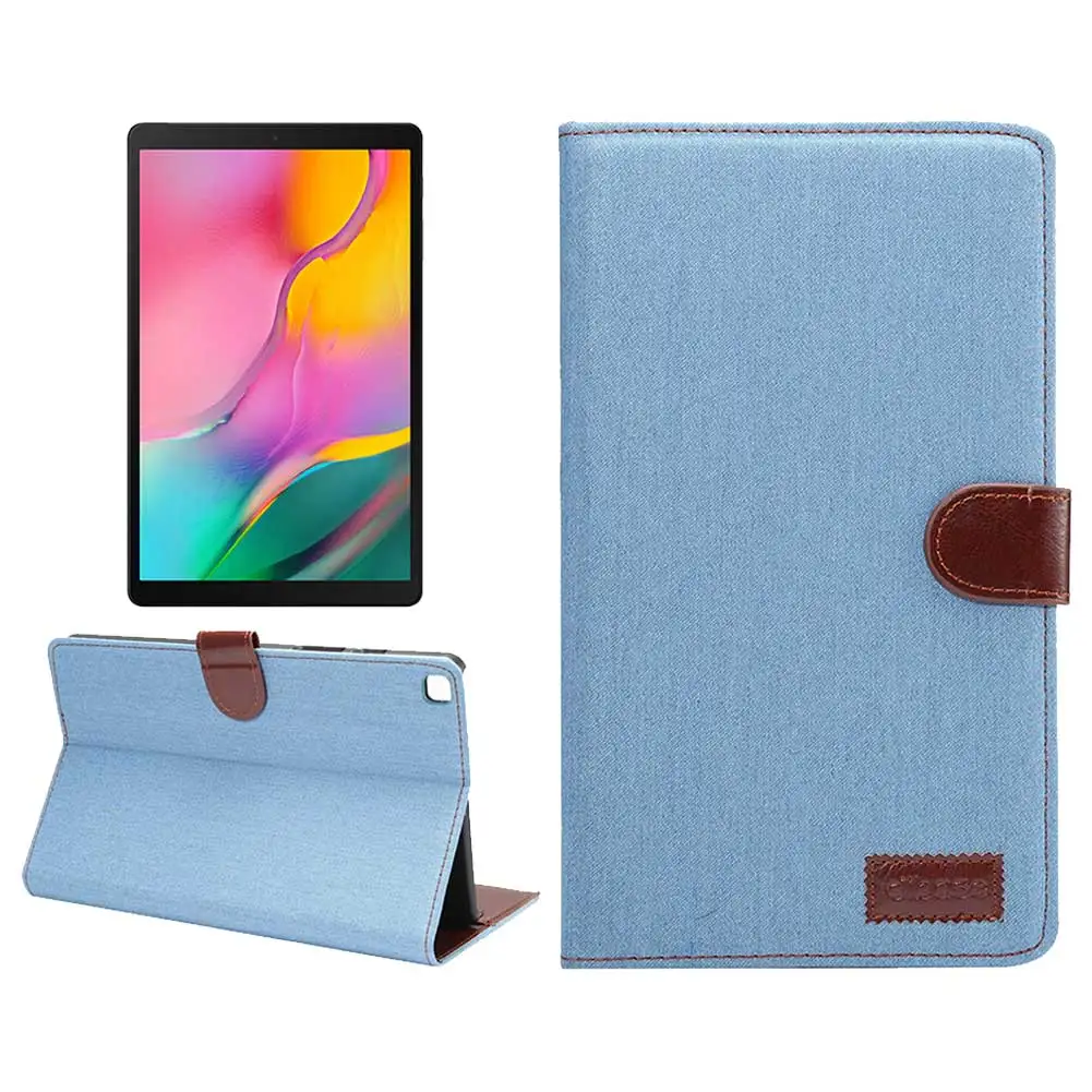 Light blue Бизнес легкий чехол для планшета для Samsung Galaxy Tab A 8," дюймовый S-ручка SM-T290 SM-T295 чехол из искусственной кожи с откидной подставкой - Цвет: Light blue