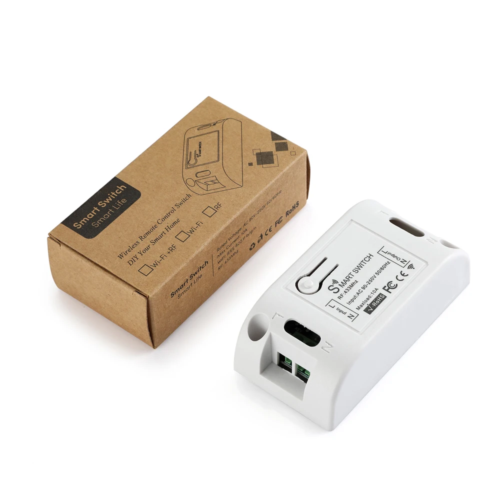 Rubrum Wall Switch 433Mhz Wireless RF 86 Wall Panel Transmitter Switch and AC 110V 220V Relay Receiver For Home Light LED Lamp Rubrum Wall Switch 433Mhz Wireless RF 86 Wall Panel Transmitter Switch and AC 110V 220V Relay Receiver For Home Light LED Lamp