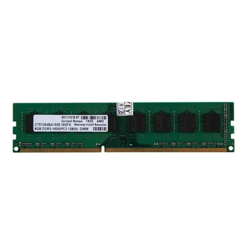 

DDR3 Memory Ram PC3-12800 1600MHz 1.5V 240Pins Desktop Memory DIMM for AMD Motherboard(4GB)