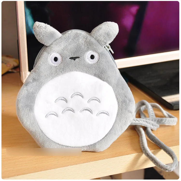 Аниме Унесенные призраками, Безликий человек без лица человек плюшевая игрушка Миядзаки Хаяо Мой сосед Тоторо мягкий рюкзак монета Подвеска для дамской сумочки дети Gif - Цвет: Totoro