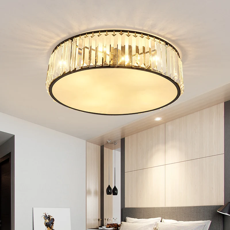 

Modern Led Ceiling Lights For Living Room Bedroom Study Room Crystal lustre plafonnier Home Deco Ceiling Lamp avize