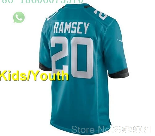 Jacksonville A+++ качественный Детский Молодежный Blake Bortles 5 Jalen Ramsey 20 leonard fournette 27 yannick ngakoue 91 jersey - Цвет: for kids youth