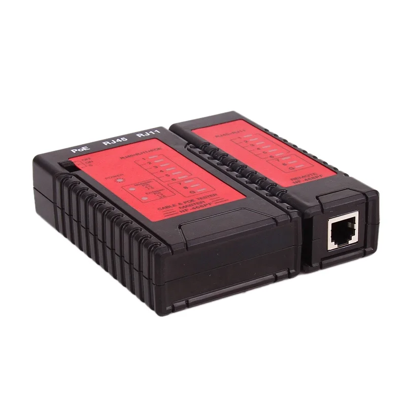 NOYAFA NF-468PF тестеры непрерывности кабеля POE Тестер проверьте RJ11 и RJ45 кабель быстро обнаруживает автоматически тесты для непрерывности