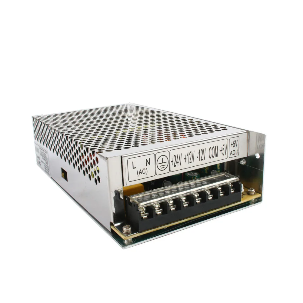 На четыре выхода питание 120 Вт 5 в 12 В 24 В-12 в suply Q-120D ac dc конвертер хорошее качество