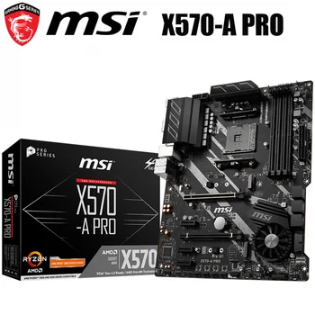 

Socket AM4 MSI X570-A PRO Motherboard AM4 DDR4 X570 RYZEN 9 AMD Desktop MSI X570 Mainboard AM4 M.2 HDMI X570 PICI-E 4.0 NEW