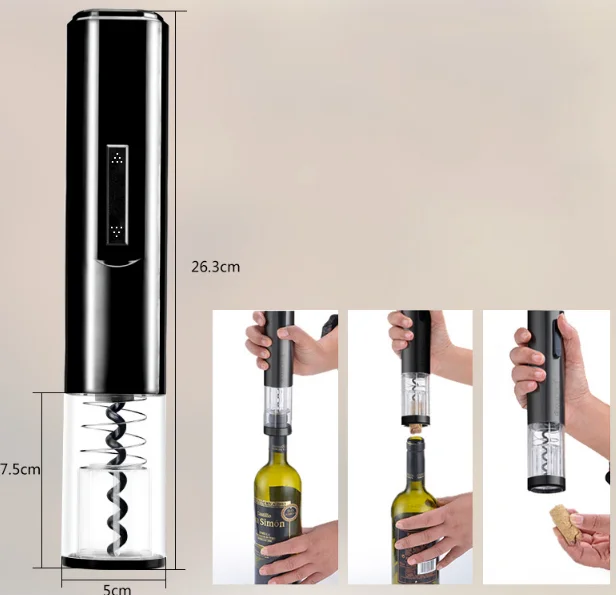 High Quality Creative Household Wine Electric Bottle Opener New Style Durable Kitchen Gadgets Dining& Bar Cooking Tools LFB498