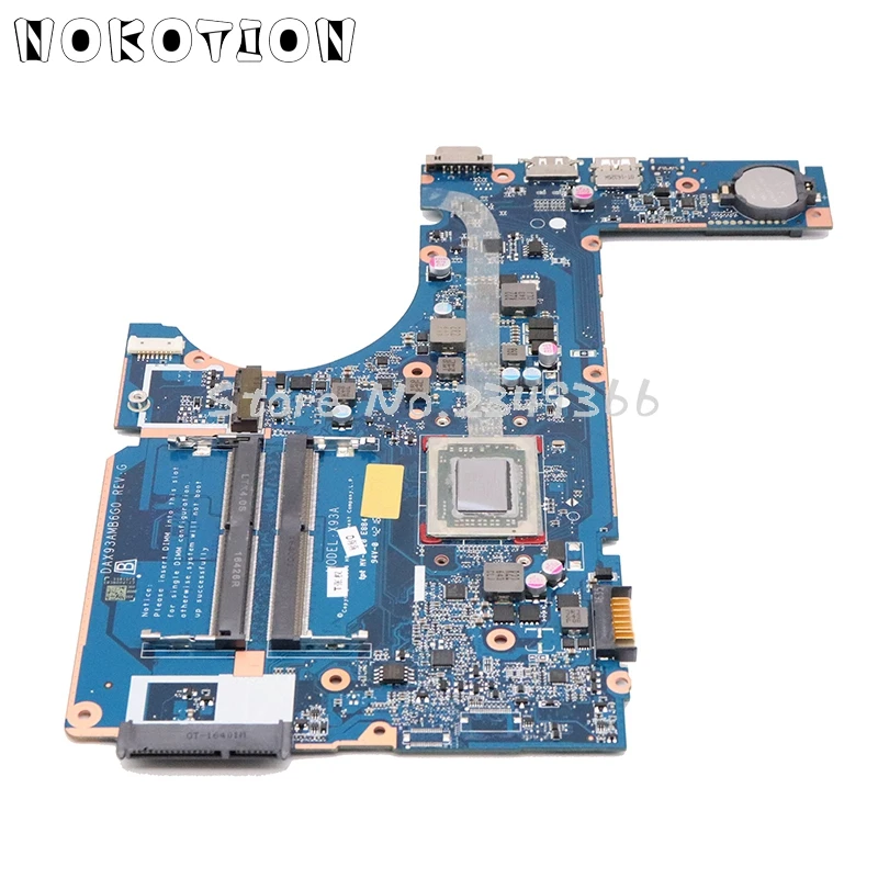 Greatest  NOKOTION For HP Probook 455 G4 Laptop motherboard 911244-601 911244-001 907356-601 DAX93AMB6G0 Main