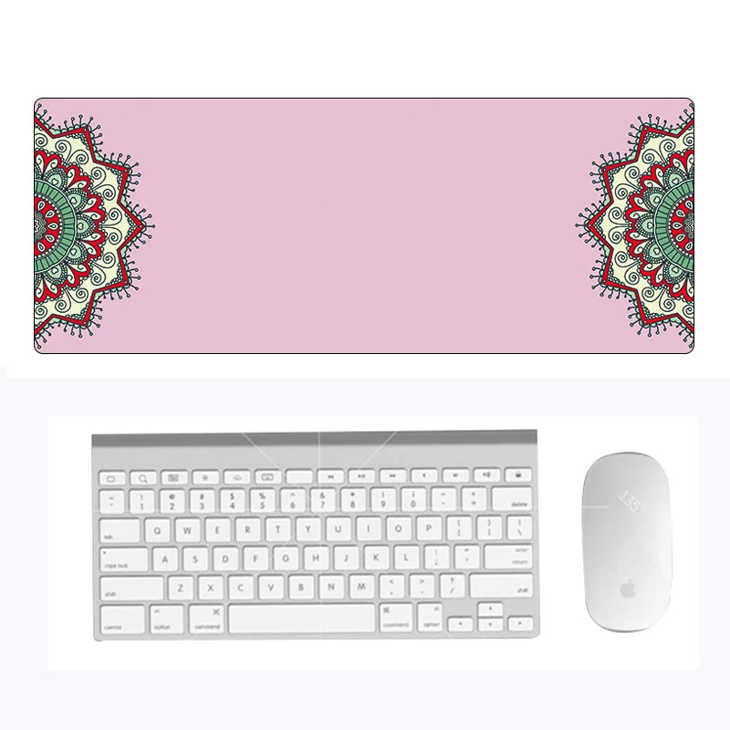  Retro Style Large Gaming Mouse Pad Waterproof and Sweatproof Table Mat Fresh Style Locking Office C