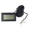 Termómetro Digital LCD resistente al agua para acuario, herramienta electrónica de medición de temperatura para peceras de precisión con sonda ► Foto 3/6