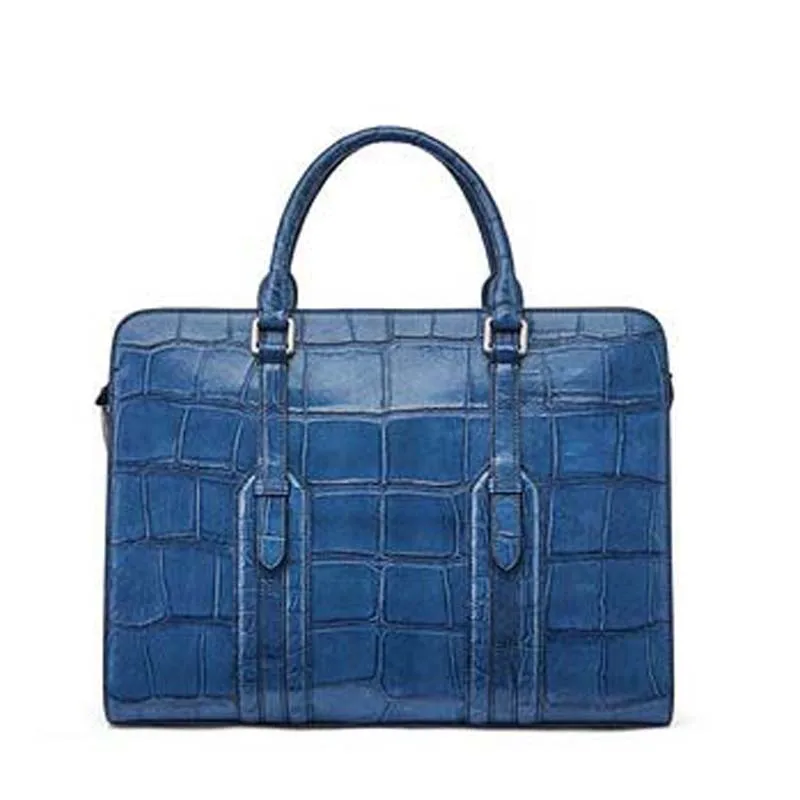gete crocodile leather business male capacity multi-function briefcase fashion contracted Combination lock men handbag |
