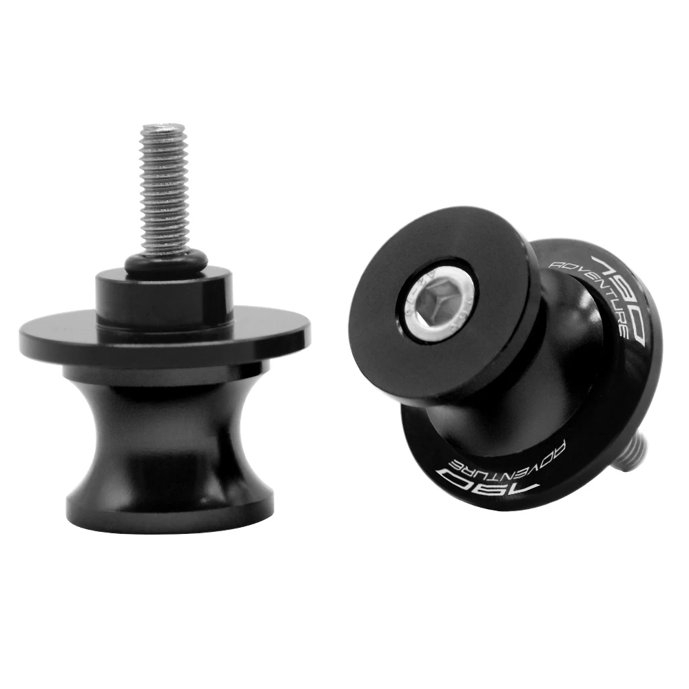 10MM Black 6 м/8 м/10 м для KTM 790 ADVENTURE R 790 ADV R Мотоцикл с ЧПУ маятник Слайдеры Катушки Paddock стенд катушки качели - Цвет: 10MM Black