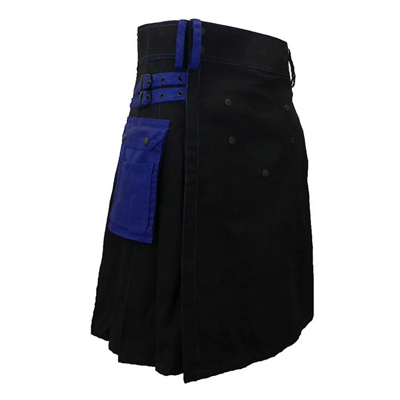 Laamei новые мужские s Лоскутные шорты классические ретро традиционные мужские карго личности мужские Kilts шорты