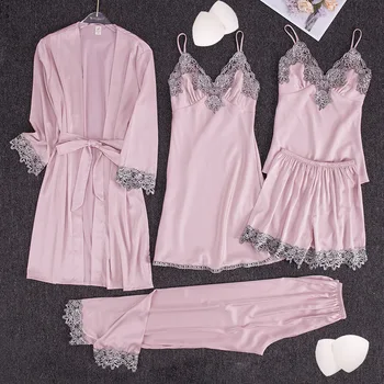 satin nightdress set