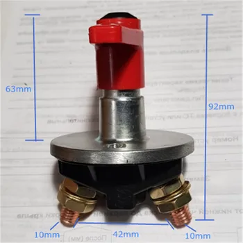 

Battery Disconnect Cut Off Kill Switch Truck Brass Terminal 200A Stop For Motorcycle/Car/Boart