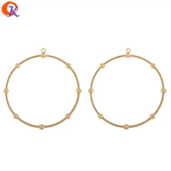 

Cordial Design 50Pcs 52*55MM Jewelry Accessories/Earrings Connnectors/Loop Shape/DIY Making/Pendant/Hand Made/Earring Findings
