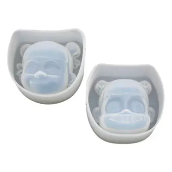 

DIY Crafts Jewelry Pendant Making Mold Transparent Silicone Resin Epoxy Molds M2EB