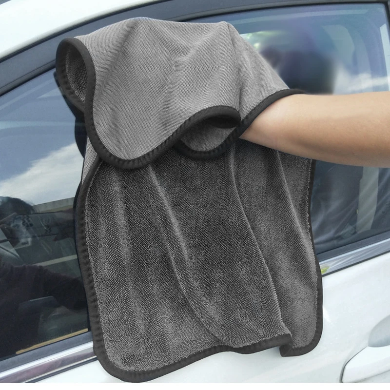 40x40/40x60/60x90CM Microfiber Towels 600GSM Ultra-Thick Car Washing Towel Auto Extra Soft Rag Car Care Cleaning Drying Cloth 4
