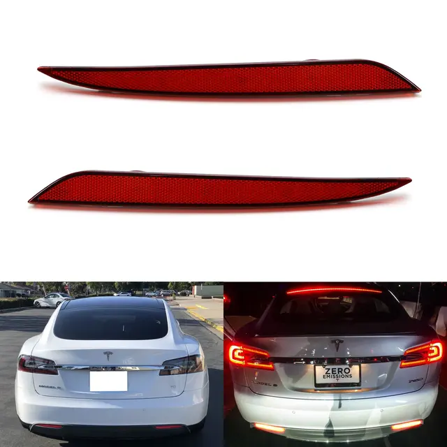 送料&加工料込 TESLA テスラ MODEL 3 リヤバンパー LED バンパー