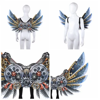 

Halloween 3D Printing Mechanical Punk Wings Dress Up Halloween Party Costumes Cosplay Supplies