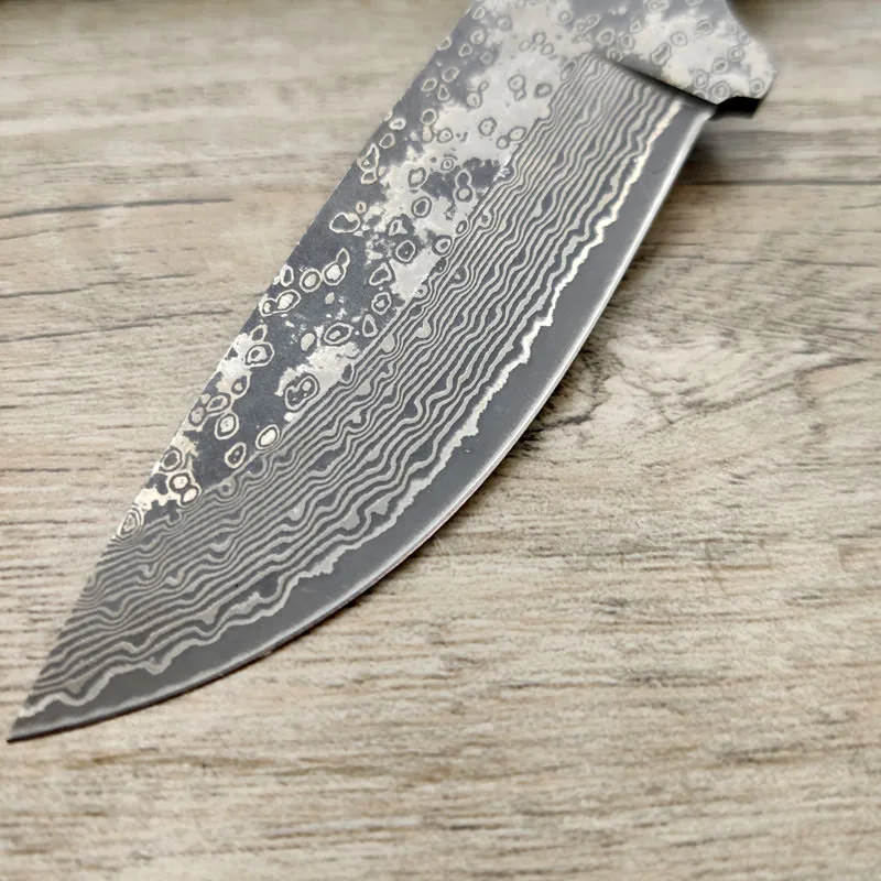 X-11DP интегральный Киль из дамасской стали, точилка, сделай сам, лезвие для ножей, изготовление деталей для самостоятельной сборки, фиксированное лезвие, нож для кемпинга, охоты, заготовка