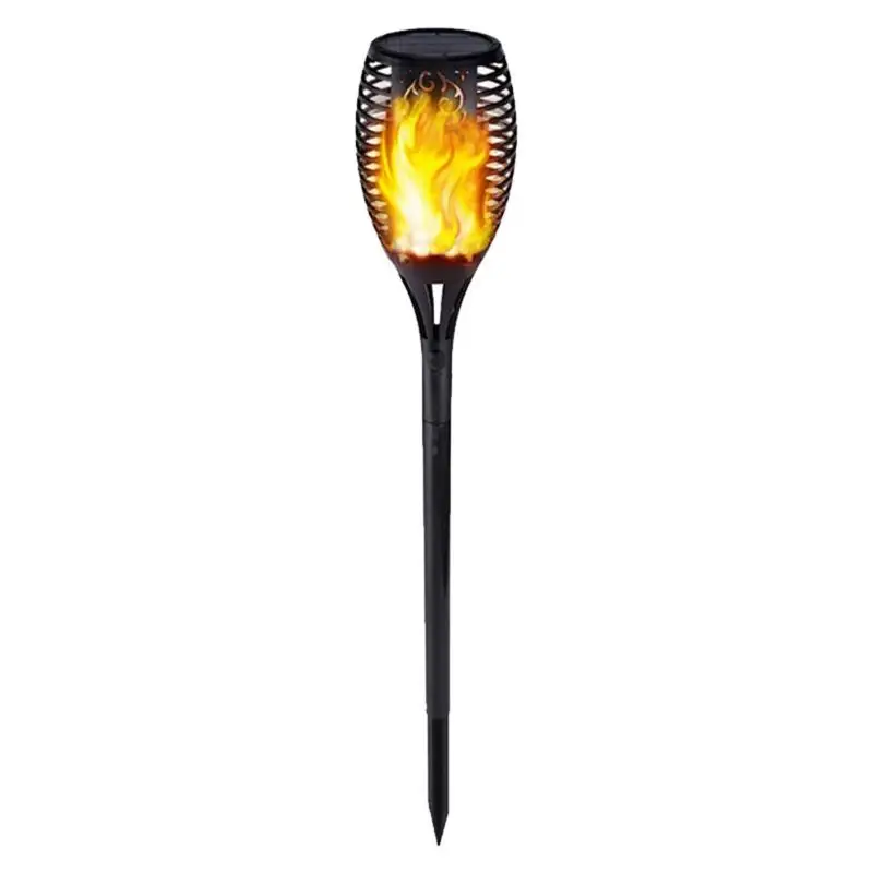 

Solar Powered 3 Modes Streetlight LED Flame Landscape Lamp Torch Lights