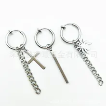 Pendientes Mujer Moda корейские модные ювелирные изделия геометрические длинные кисточки крест гвоздик в виде паука серьги для женщин Brincos Kpop серьги для мужчин